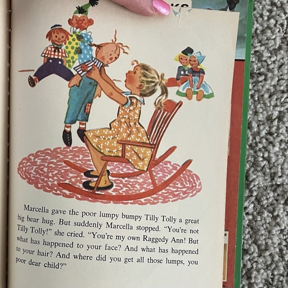 1952 Raggedy Ann & Andy First Day At School / Cooking School Hardcover Book Lot - Picture 10 of 16